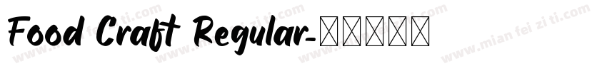 Food Craft Regular字体转换